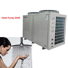 Meeting DC inverter 50kw wrmepumpe air water heatpump for central heating